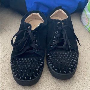 Christian Louboutin Junior Spikes Flat Sneakers